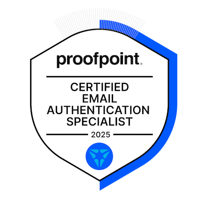 Proofpoint Certified Email Authentication Specialist 2025
