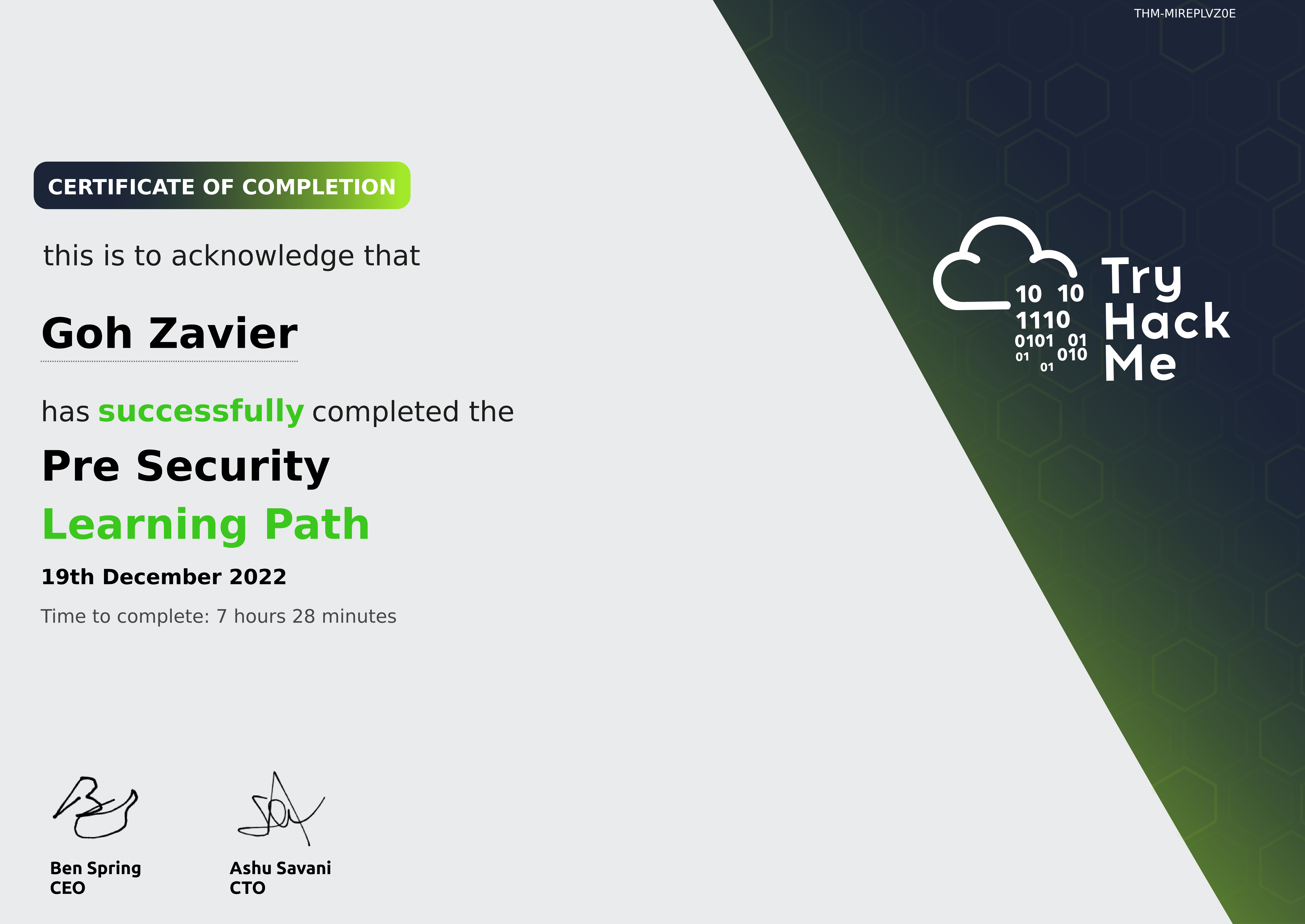TryHackMe Pre Security Learning Path